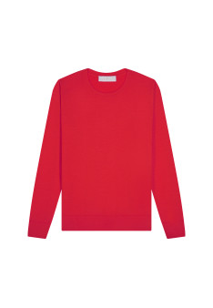 Pull col rond en laine mérinos - Asena