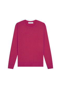 Merino wool round-neck sweater - Asena