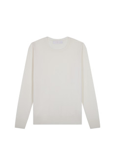 Pull col rond en laine mérinos - Asena
