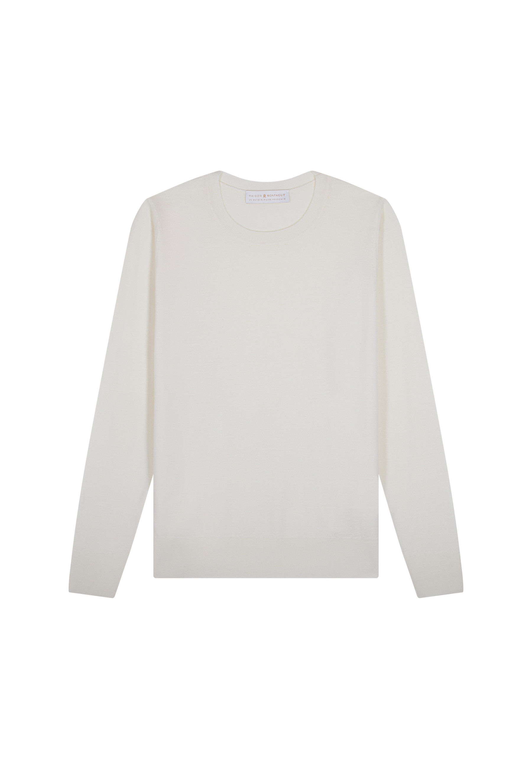 Merino wool round-neck sweater - Asena