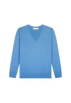 Merino wool V-neck sweater - Arya