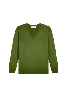 Merino wool V-neck sweater - Arya