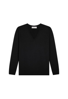Merino wool V-neck sweater - Arya
