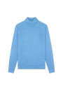 Pull col roulé avec logo en laine mérinos - Enzo