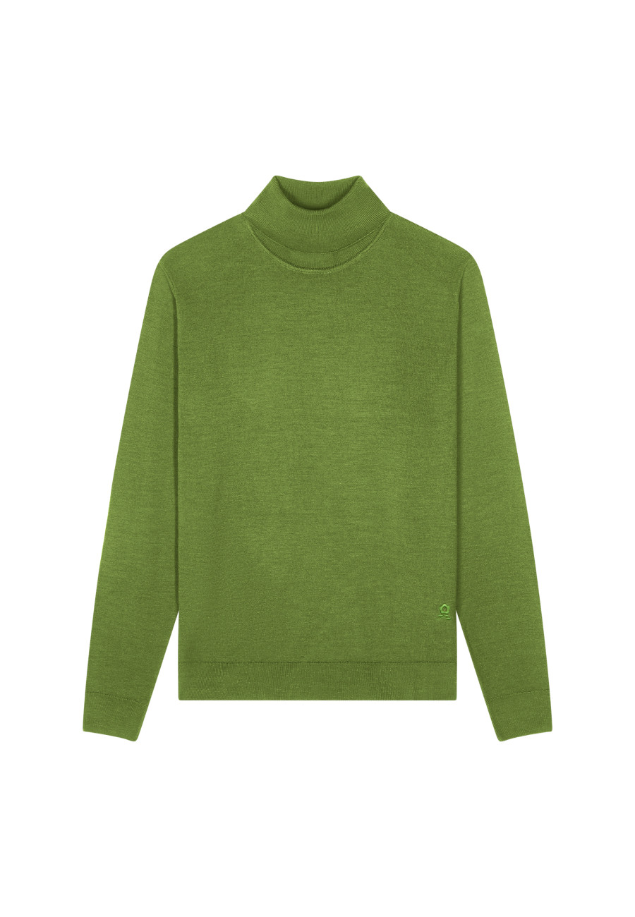 Suéter de gola alta em lã merino - Enzo