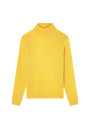 Turtleneck sweater with logo in merino wool - Enzo