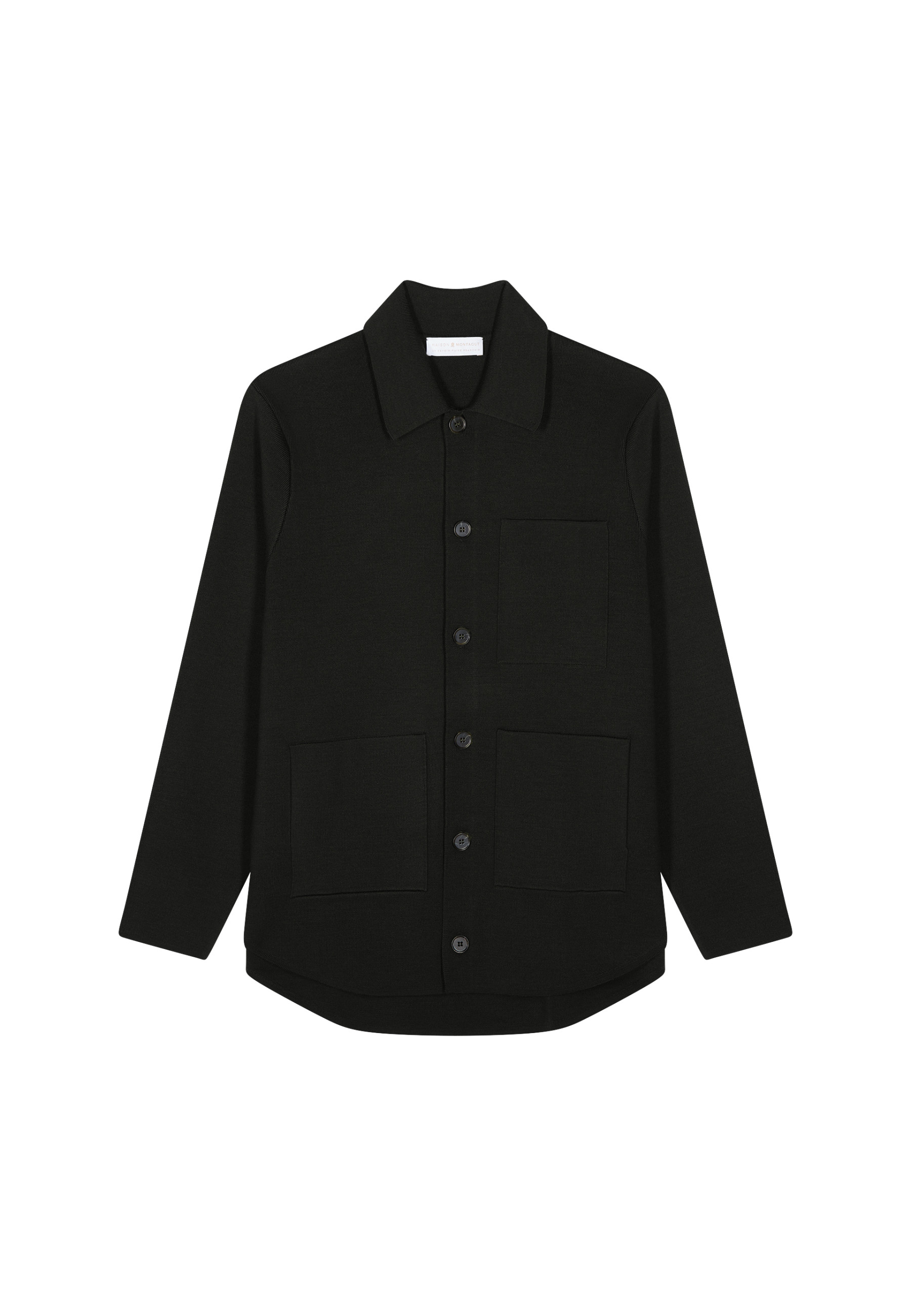 Veste boutonnée en laine mérinos - Samuel