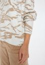Pull graphique en laine mélangée - Carmina 8309
