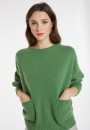 Pull ample à poches en cachemire et laine - Davina 8251