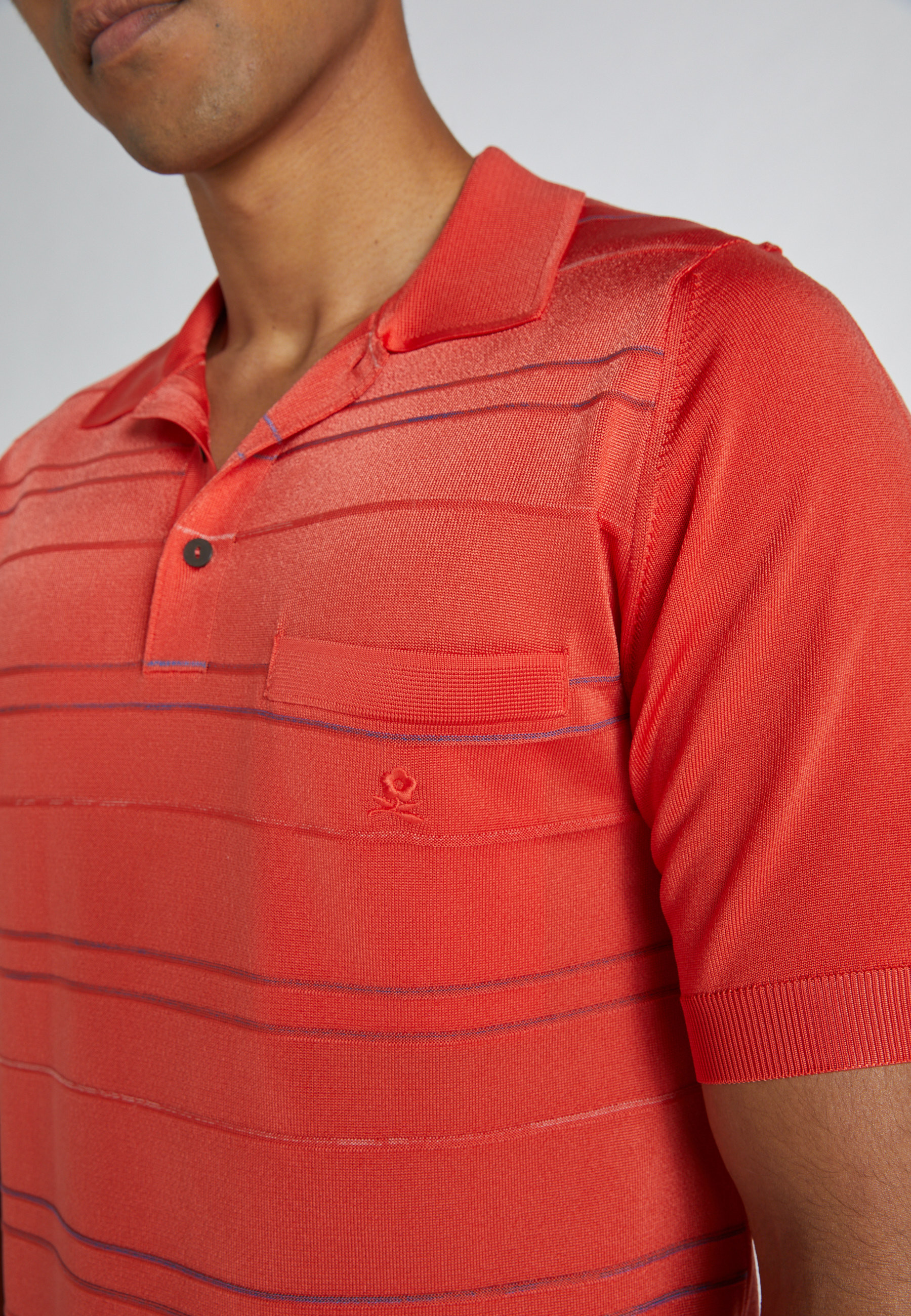 Polo shirt in Fil Lumière stripes - Aldo