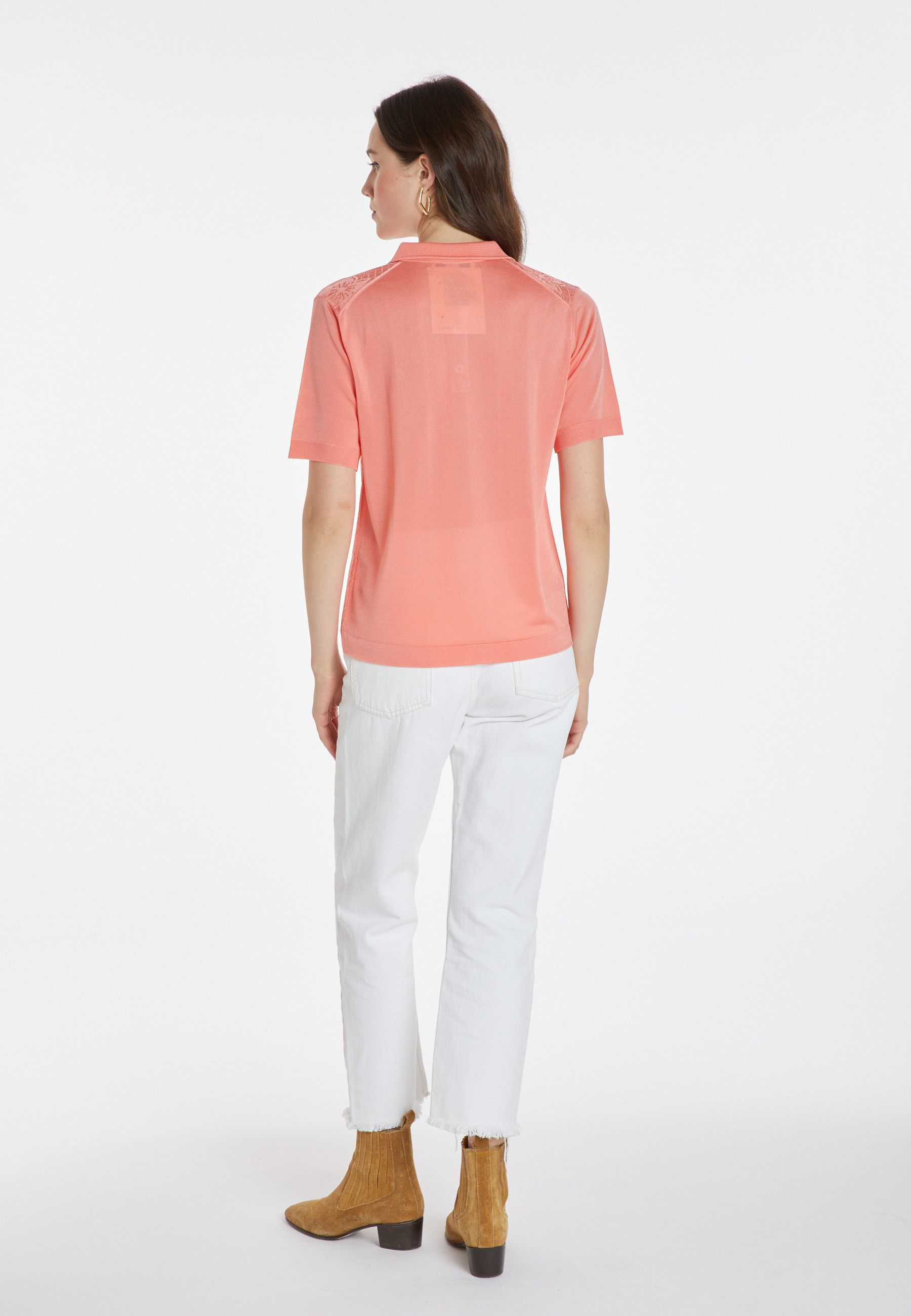 Polo en Fil Lumière à motifs - Karin 9986