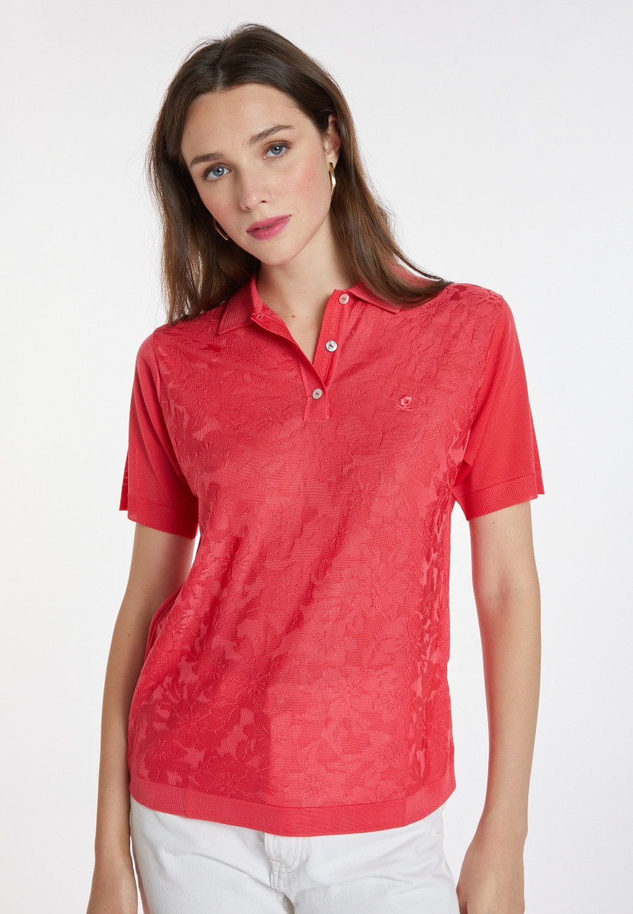 Camisa polo estampada Fil Lumière - Katharina