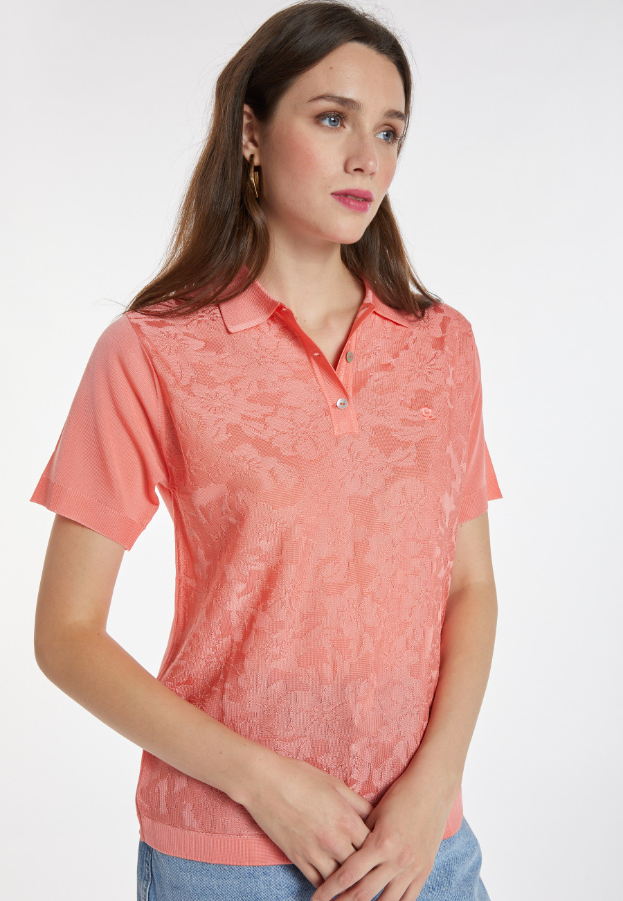 Camisa polo estampada Fil Lumière - Katharina