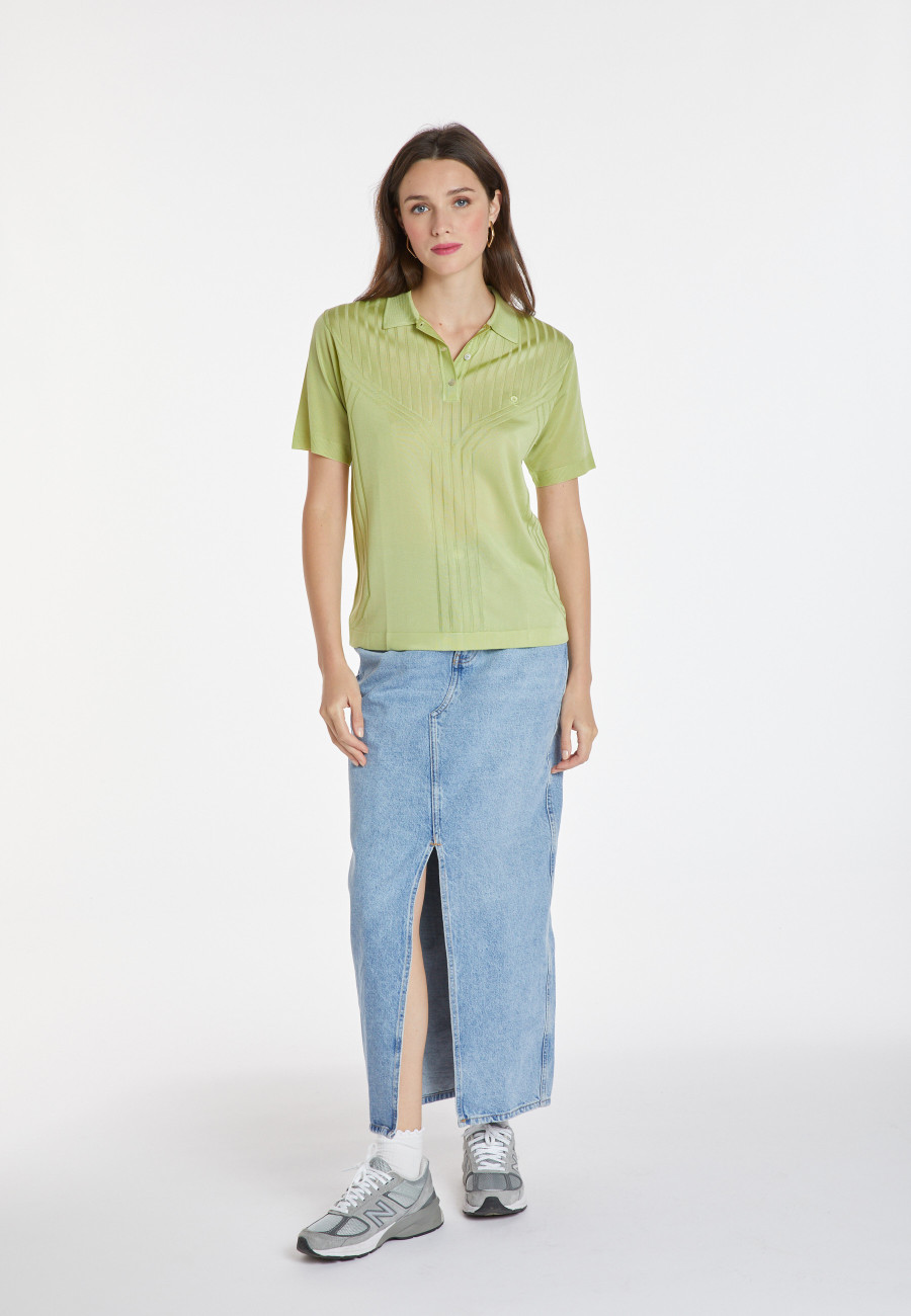 Polo com estampa Fil Lumière - Kate