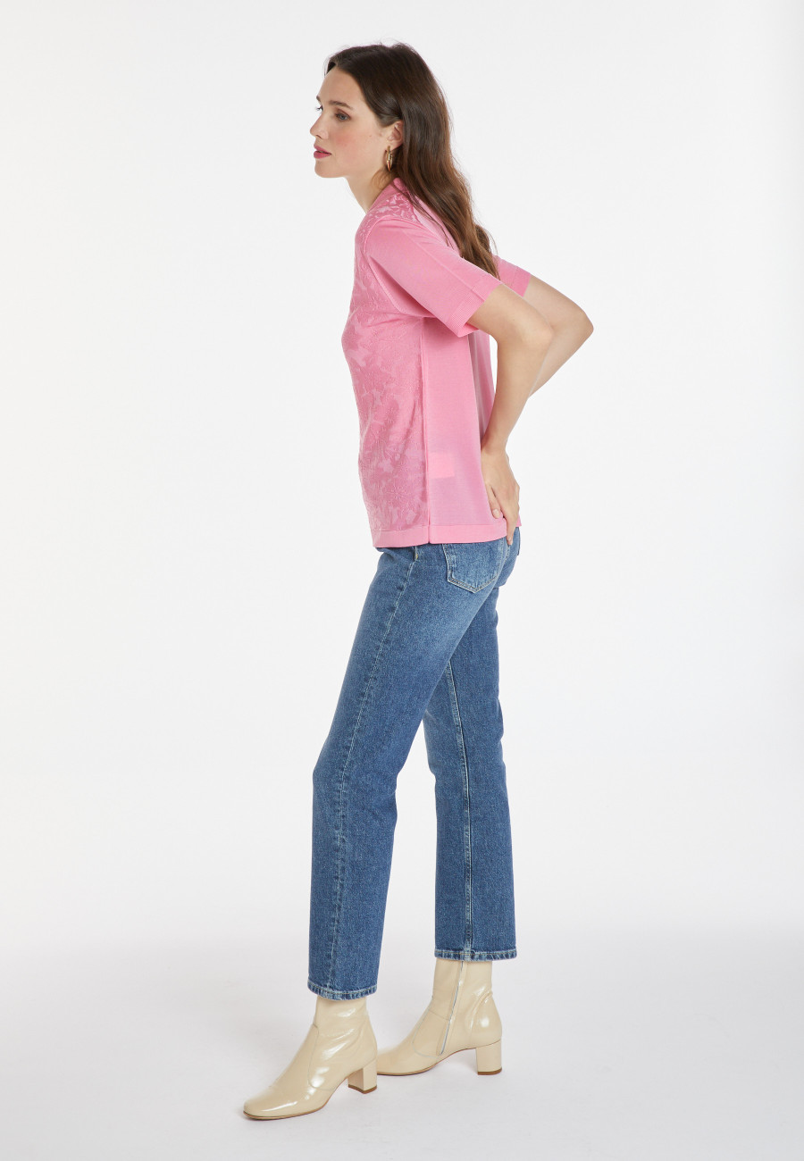 Polo Fil Lumière com estampas - Kheira