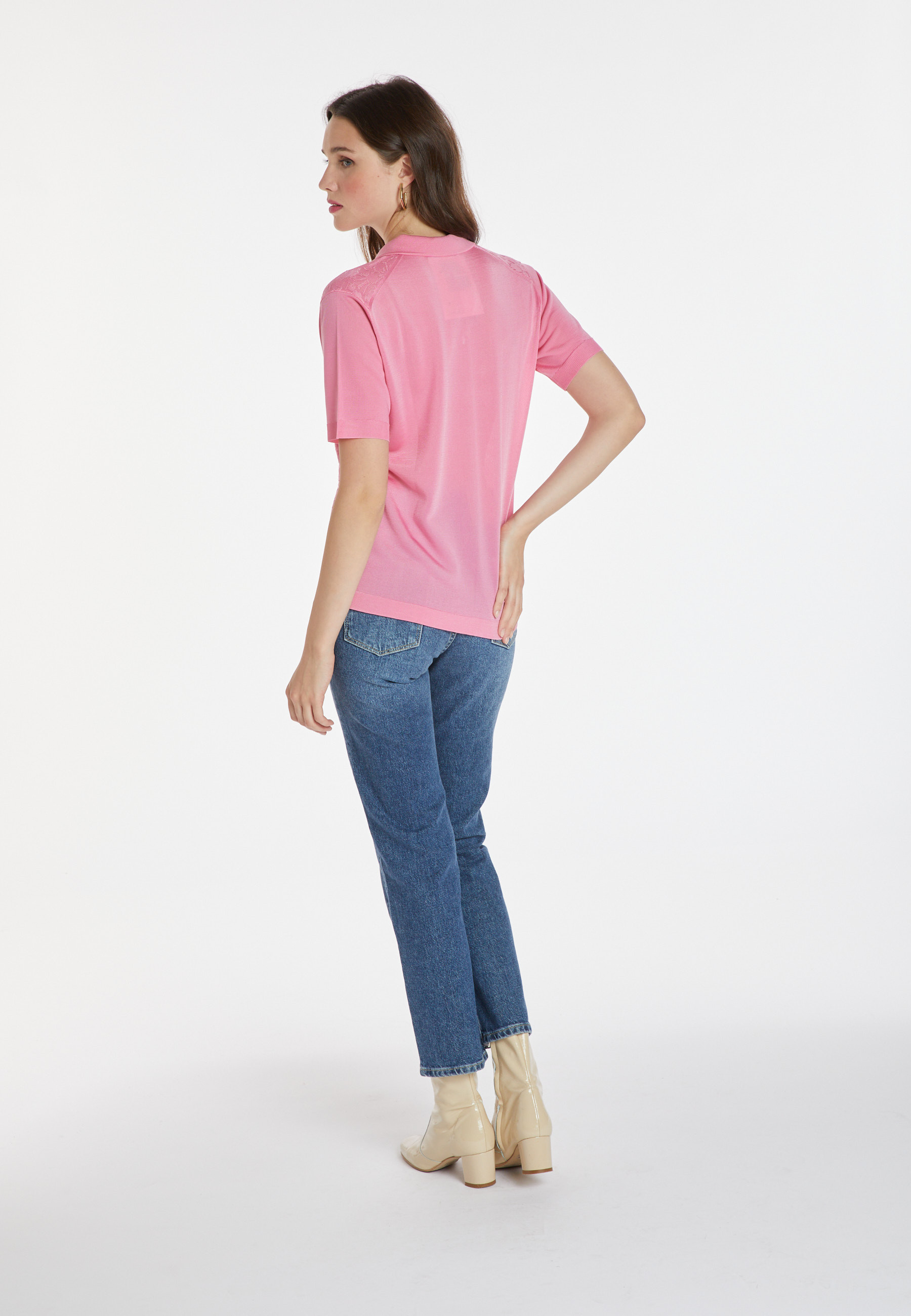 Polo Fil Lumière à motifs - Kheira 5219