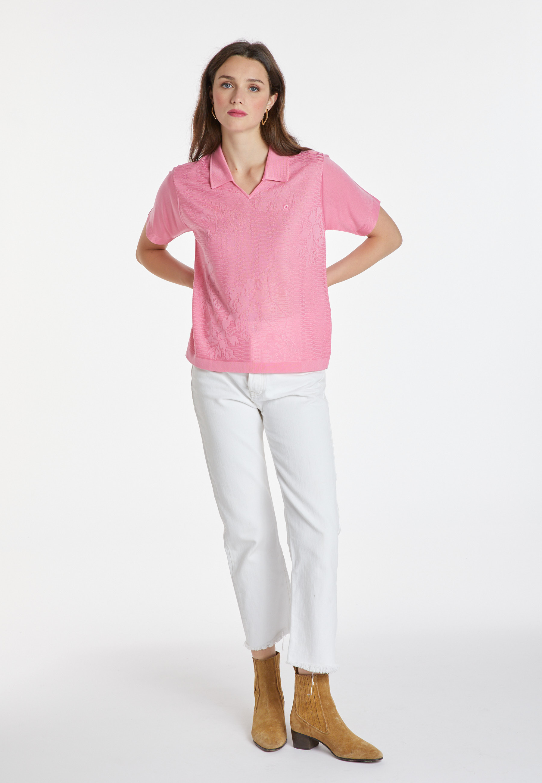 Polo Fil Lumière à motifs - Kristina 5219