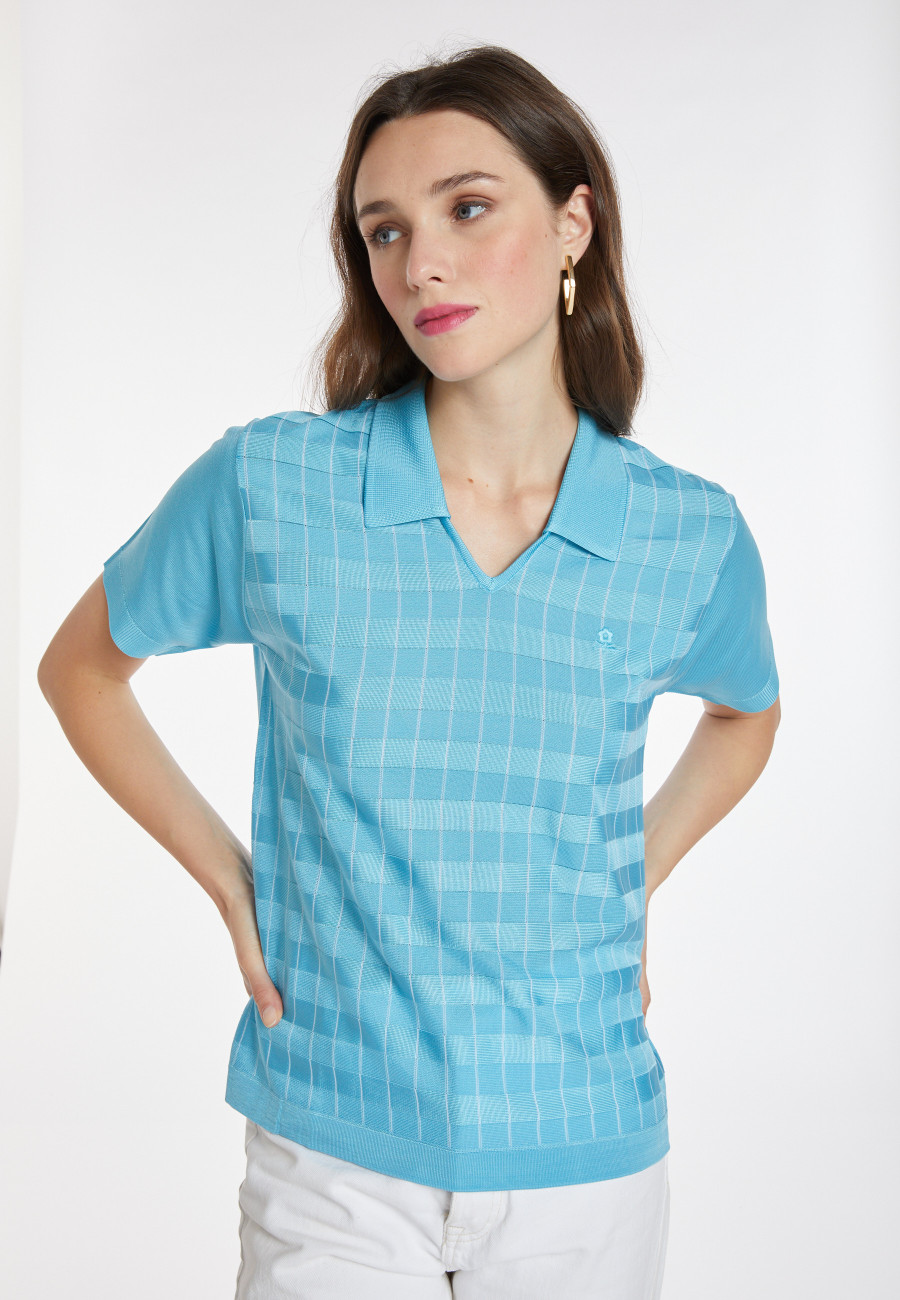 Polo Fil Lumière à motifs - Kelsey 4755