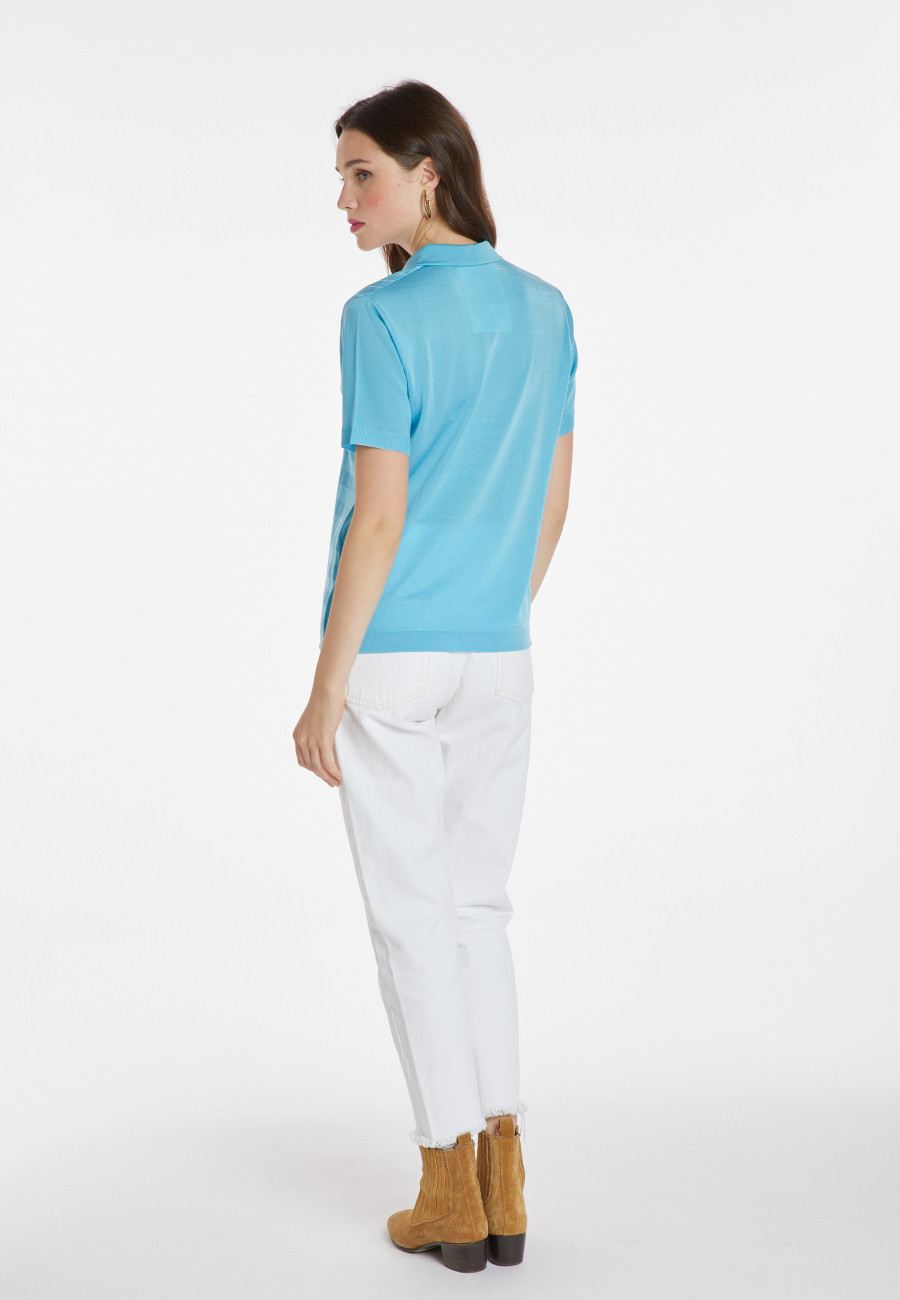 Polo Fil Lumière estampada - Kelsey