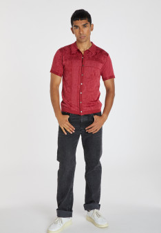 Polo Fil Lumière à motifs - Aaron 5962