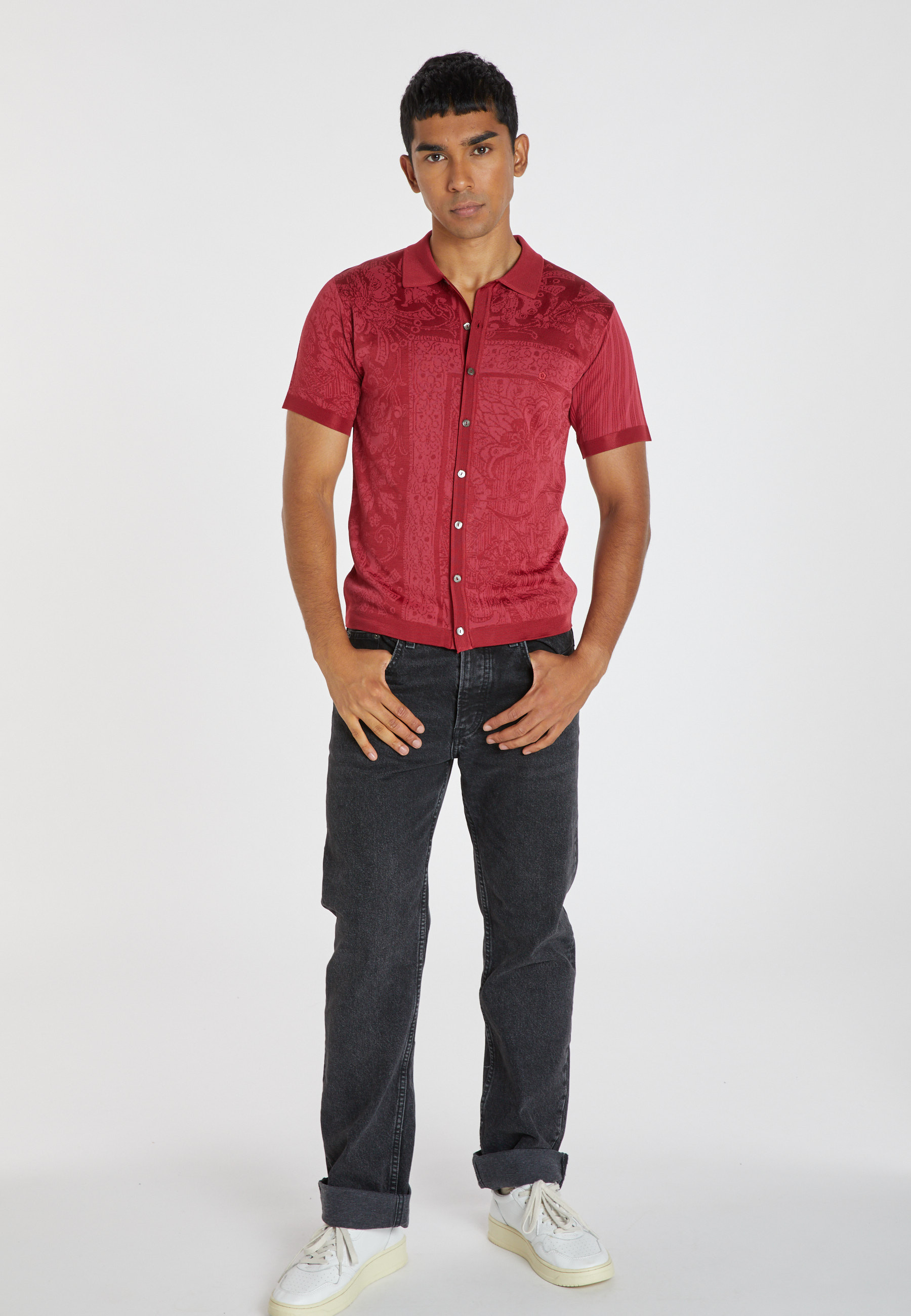 Fil Lumière patterned polo shirt - Aaron