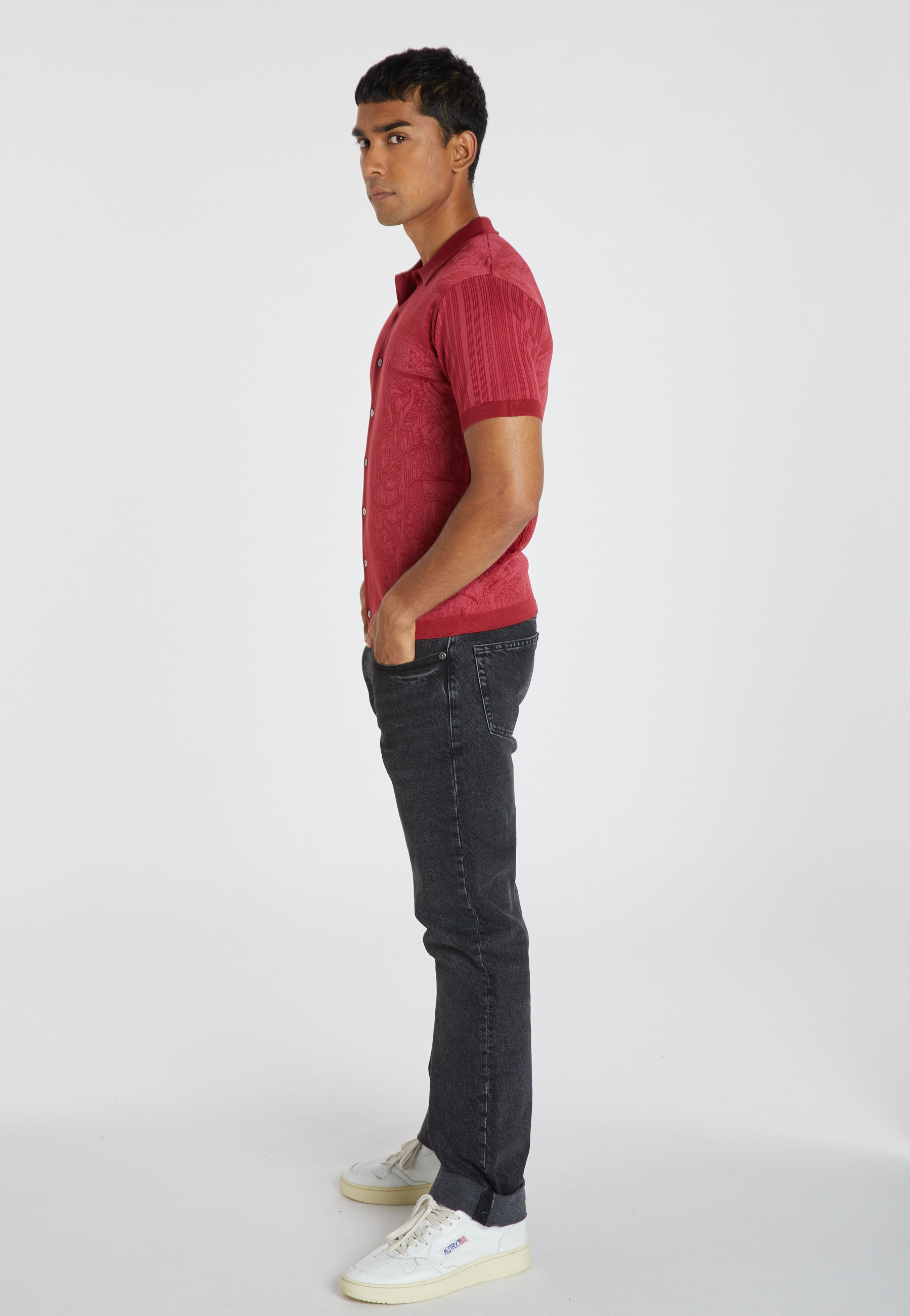 Polo Fil Lumière à motifs - Aaron 5962