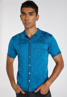 Polo Fil Lumière à motifs - Aaron 5987