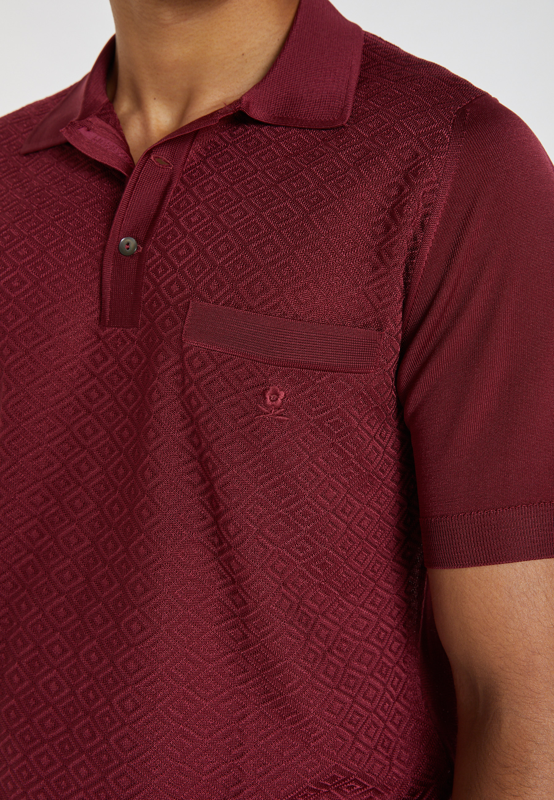 Polo Fil Lumière à motifs - Albin 9195