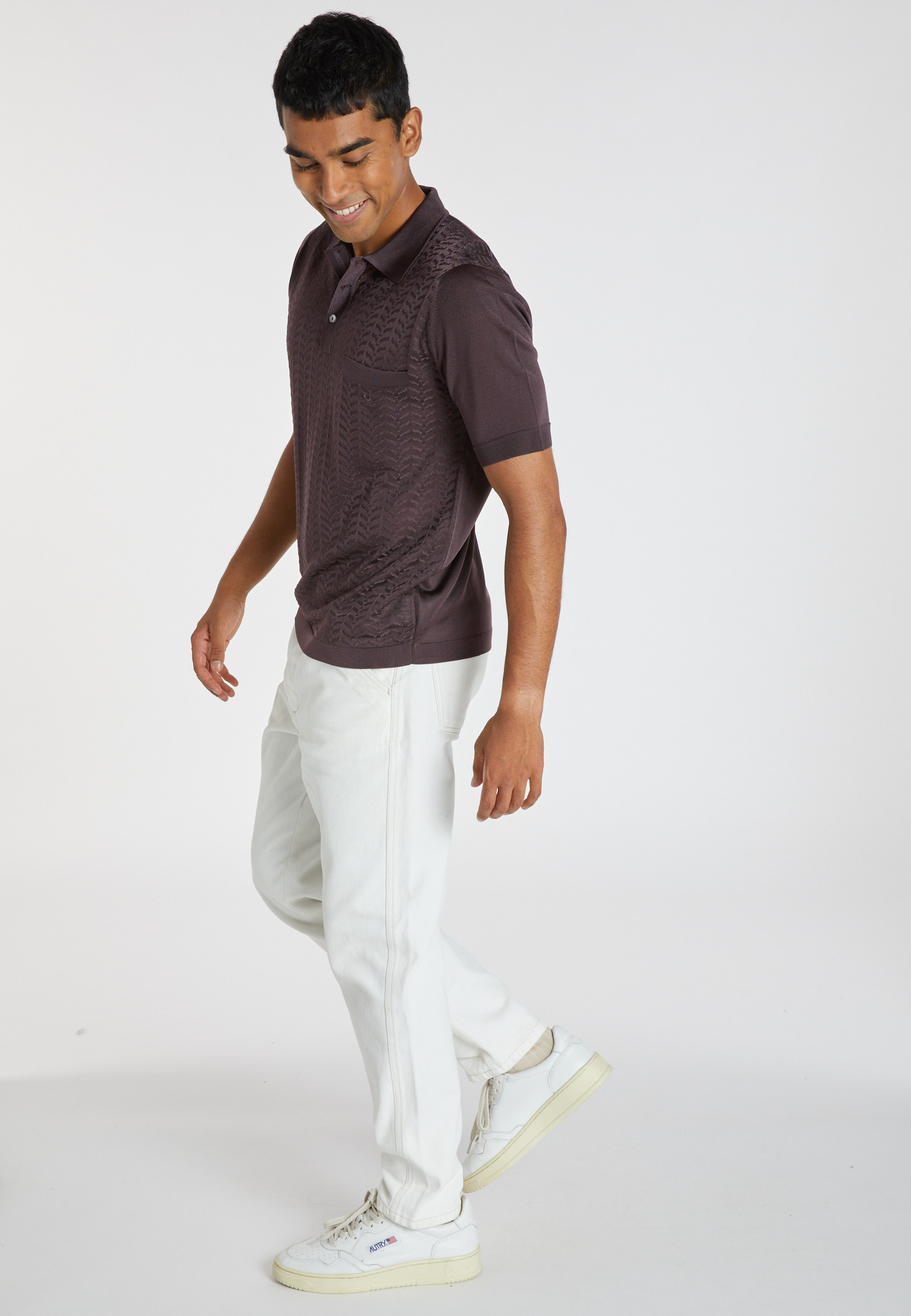 Polo Fil Lumière à motifs - Alec 1607