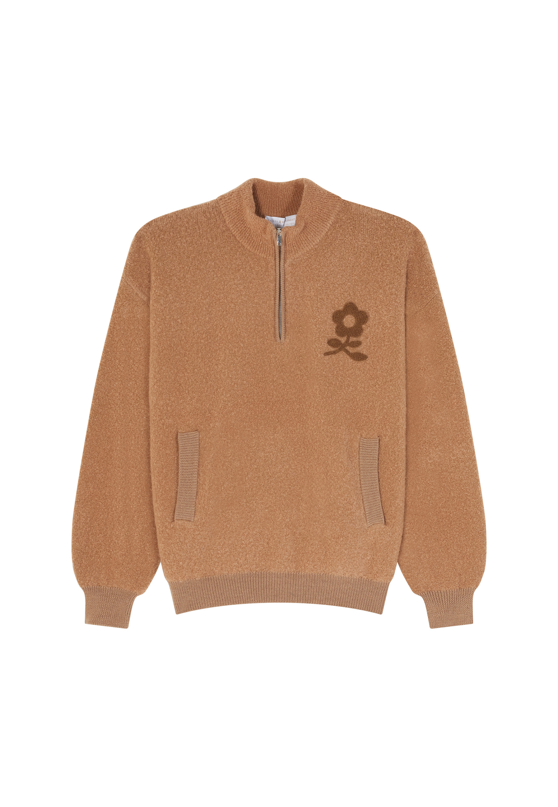 Pull laine col zippé - Sullivan 8351