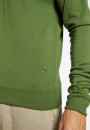 V-neck sweater with logo in merino wool - Elmo