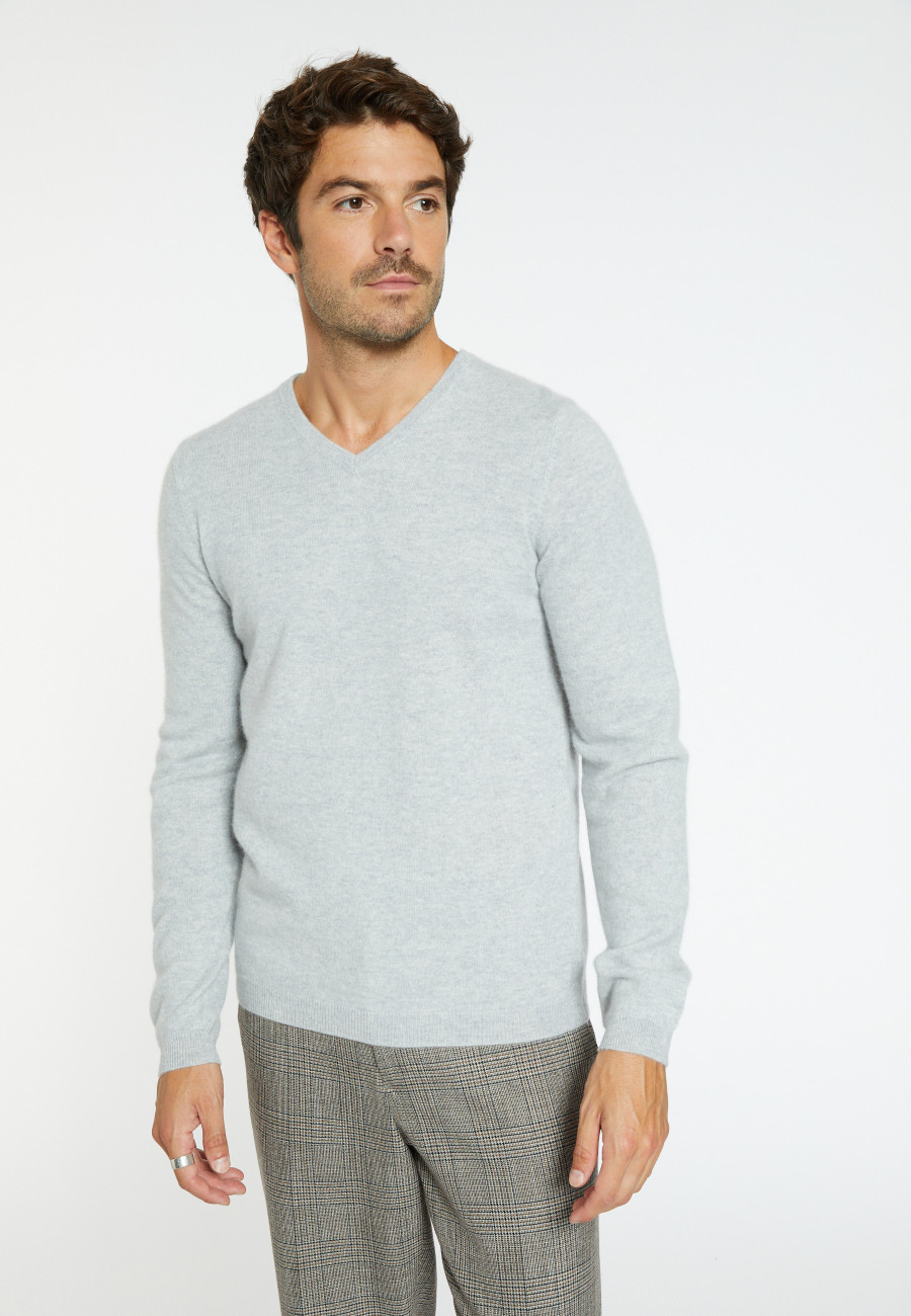 Pull col V en cachemire - Ferdinand 6350