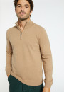 Pull col zippé en cachemire Filip 6349