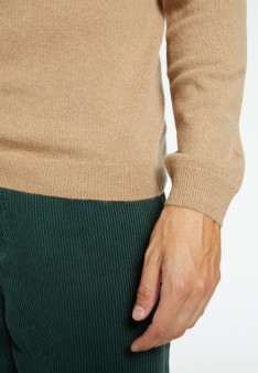 Pull col zippé en cachemire Filip 6349