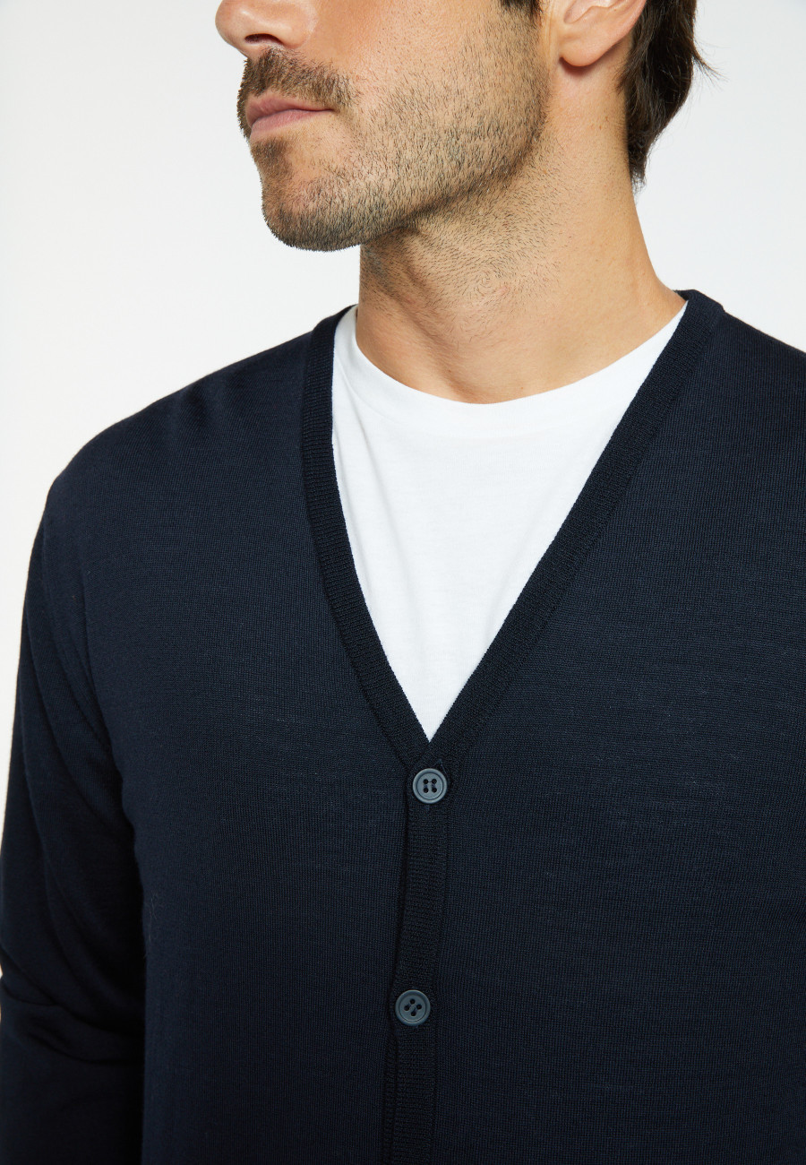 Colete de lã merino - Falco