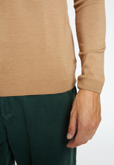 Pull col V en laine mérinos - Badyss