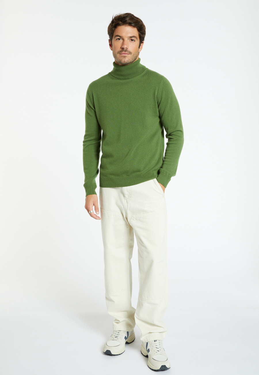 Suéter de cashmere com gola alta - Eduardo