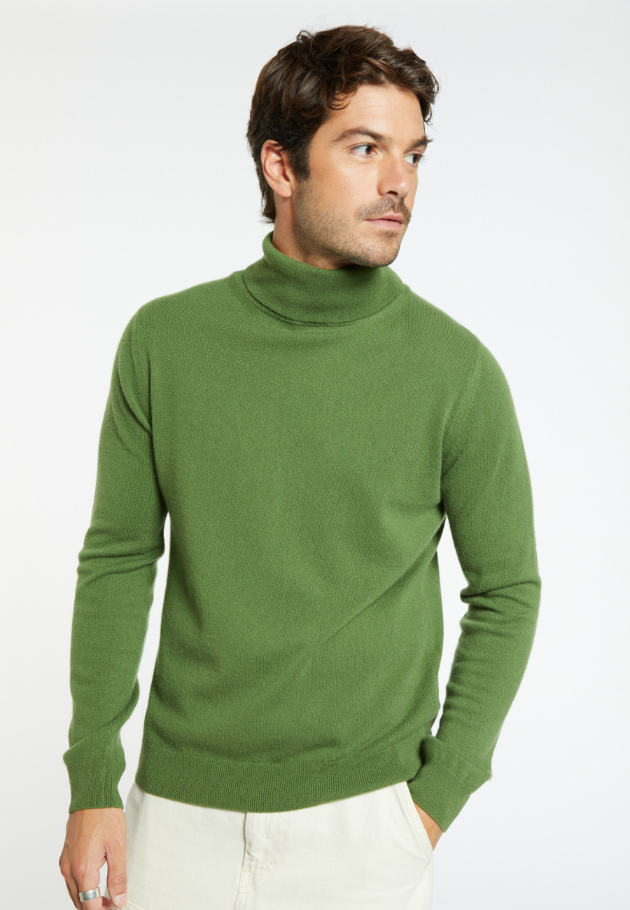 Suéter de cashmere com gola alta - Eduardo