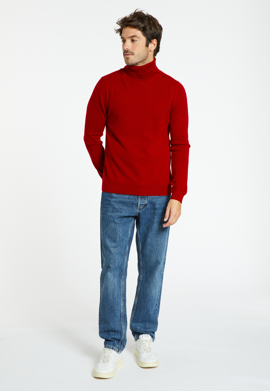 Suéter de cashmere com gola alta - Eduardo