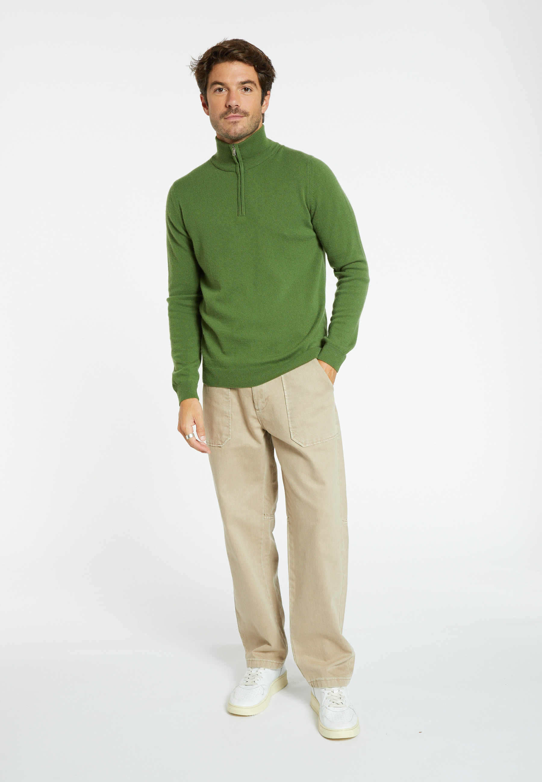 Pull col camionneur en cachemire - Emile