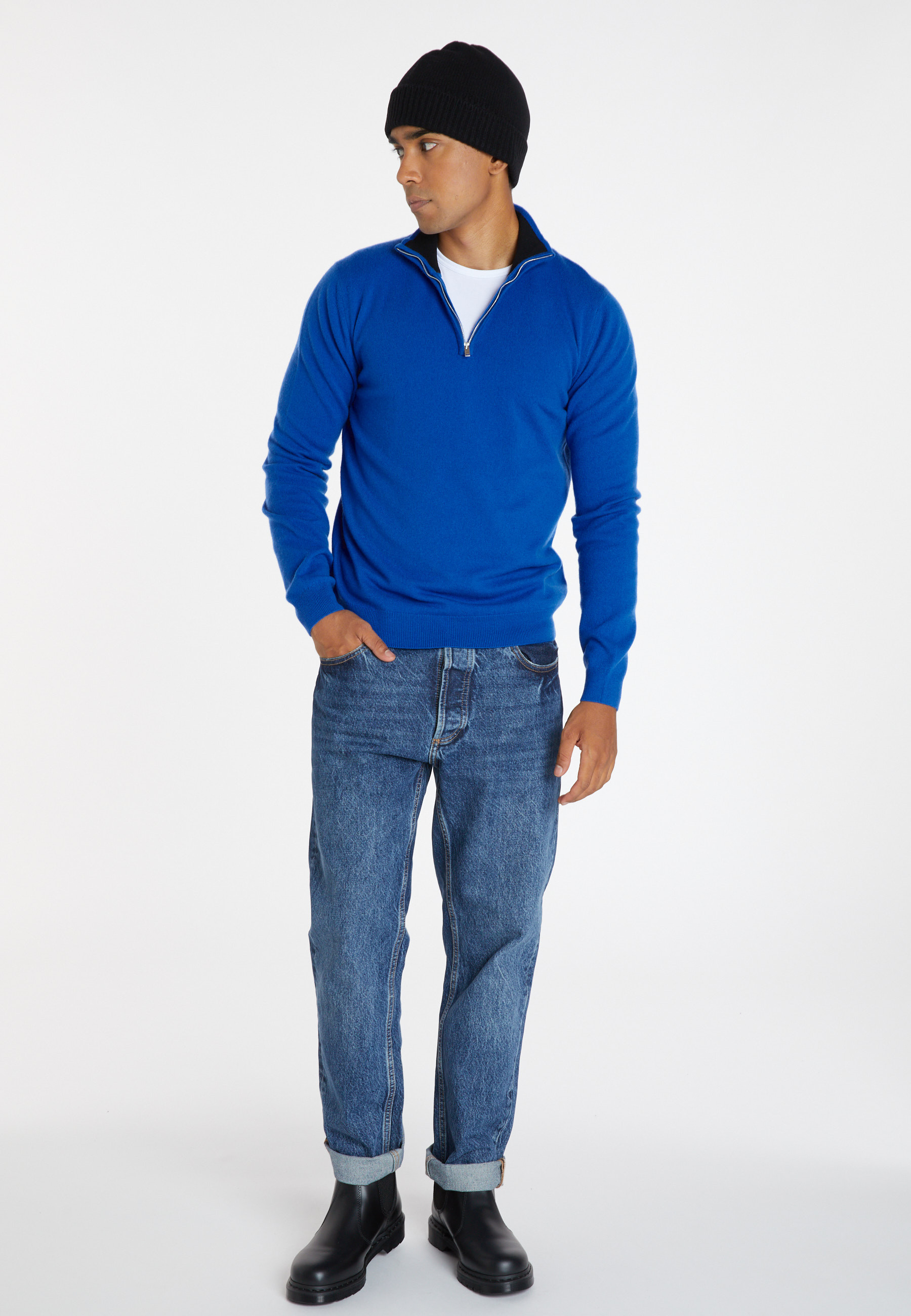 Pull col camionneur en cachemire - Emile