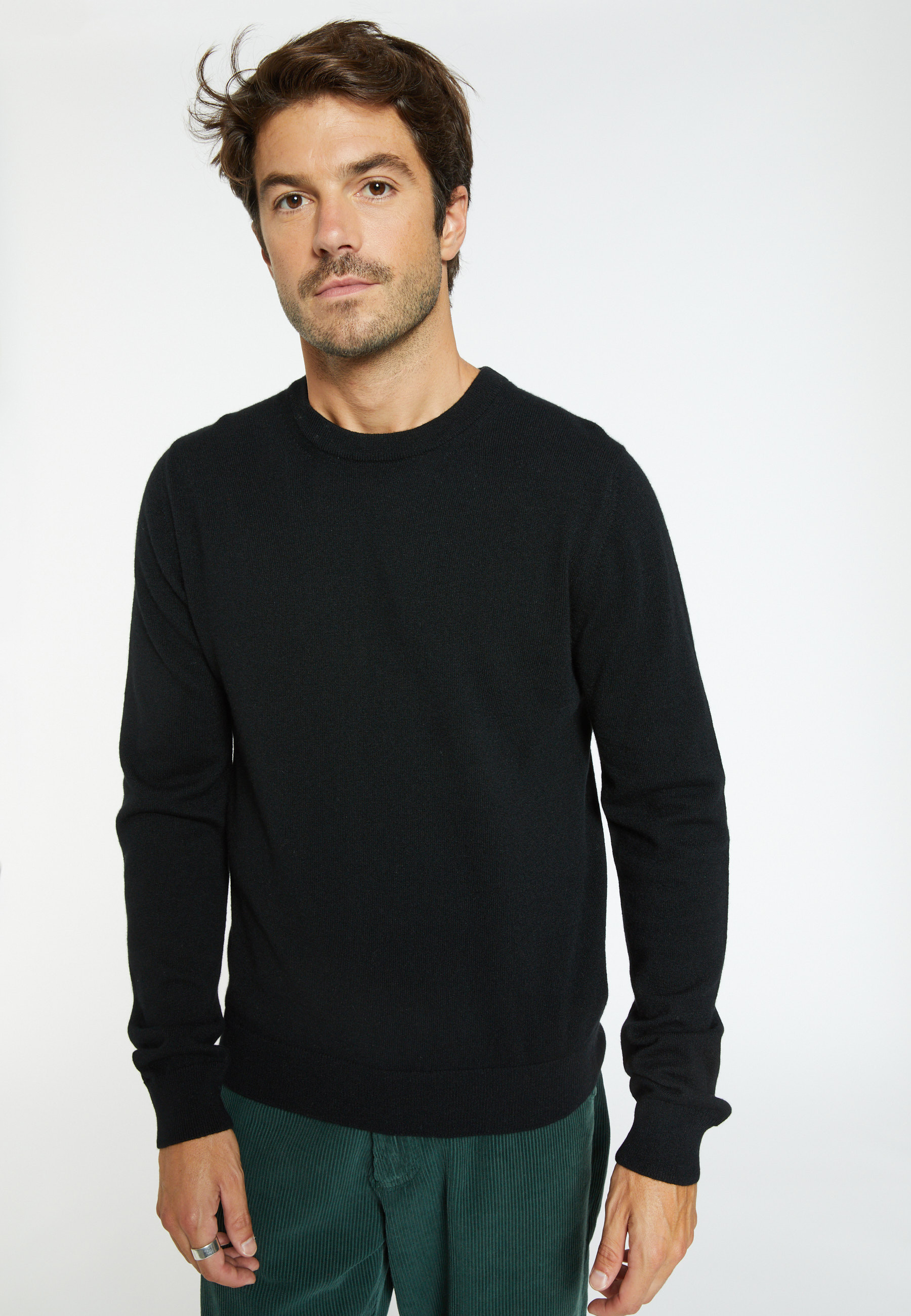 Cashmere round neck sweater - Evain