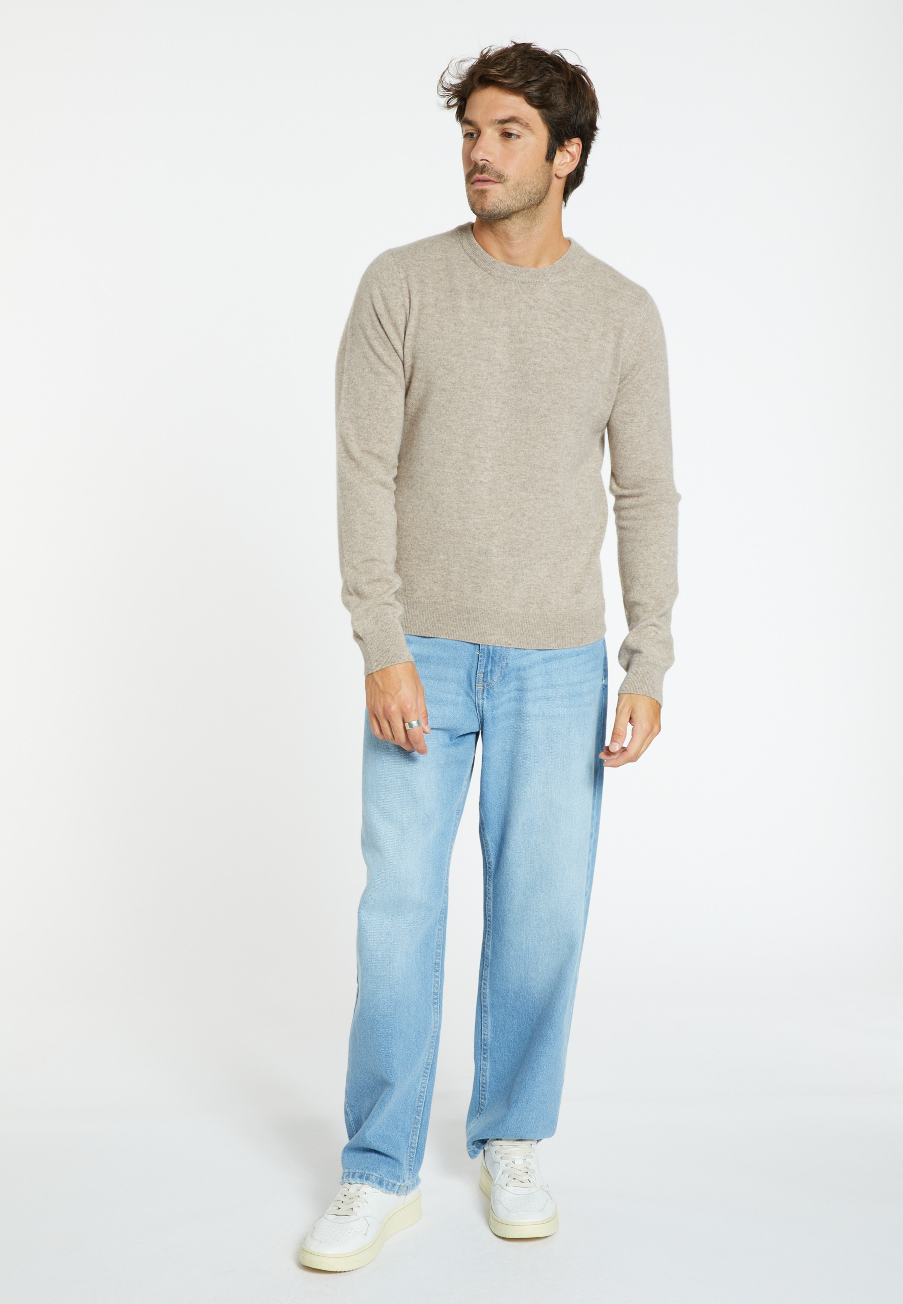 Pull col rond en cachemire - Evain 8221