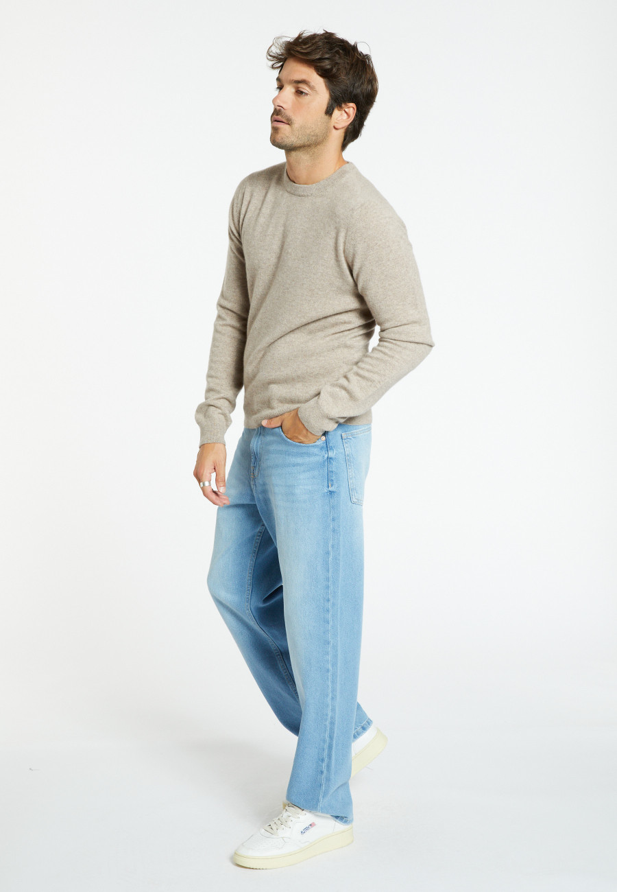 Suéter de cashmere com gola redonda - Evain