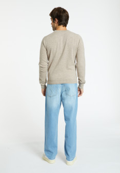 Cashmere round neck sweater - Evain