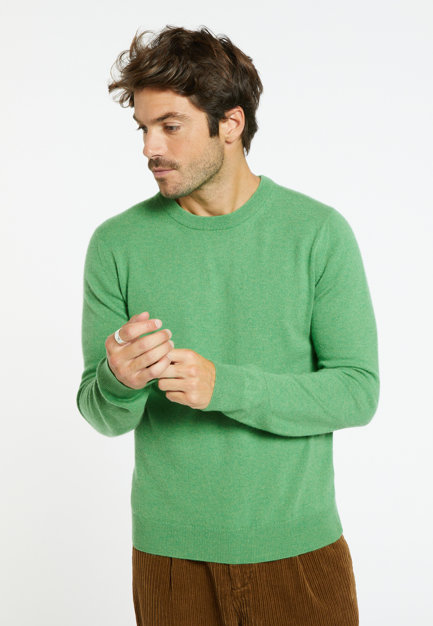 Pull col rond en cachemire - Evain 8251