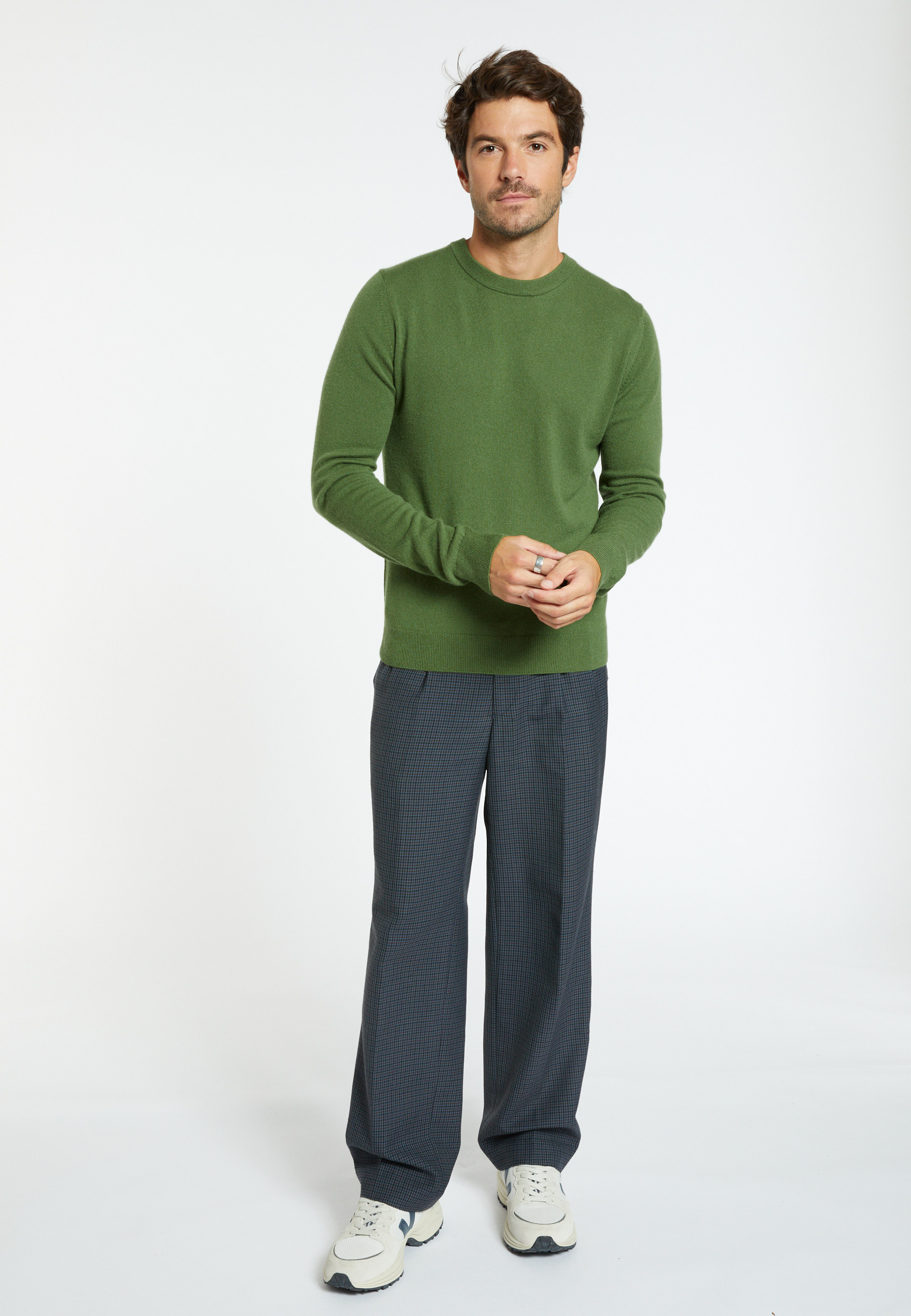 Cashmere round neck sweater - Evain