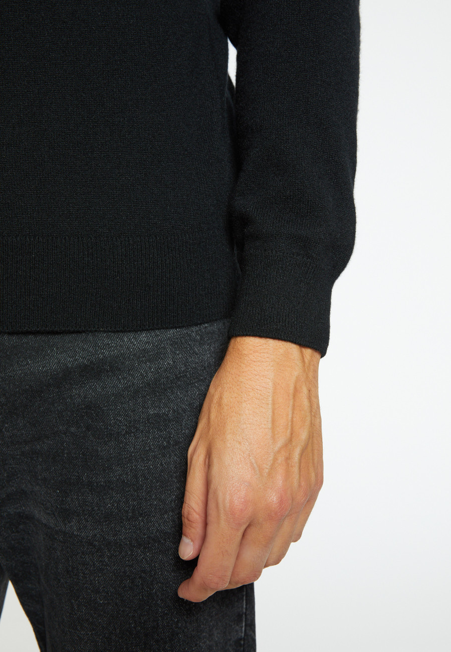 Suéter de cashmere com decote em V - Evann