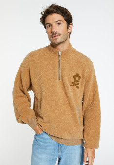 Pull en laine col zippé - Sullivan