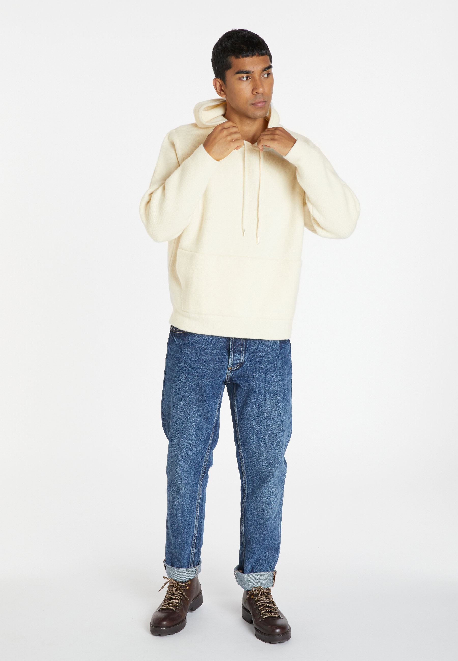 Hoodie en laine et cachemire - Fabio 8201